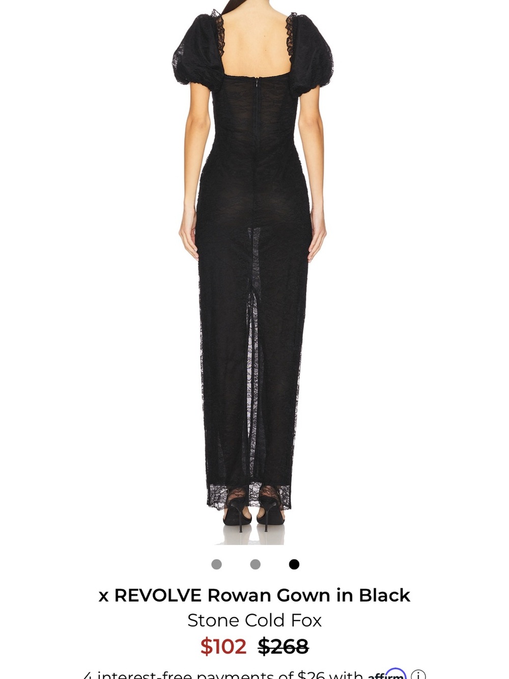 STONE COLD FOX ROWAN MAXI LACE DRESS - Picture 3 of 8